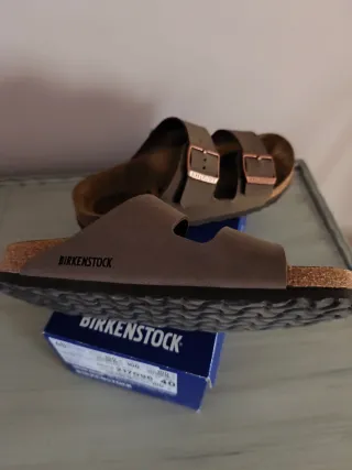 Sandalias Birkenstock Mujer Beige/Marrón
