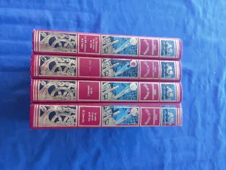 Lote 4 libros Julio Verne Viajes Extraordinarios
