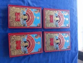 Lote 4 libros Julio Verne Viajes Extraordinarios