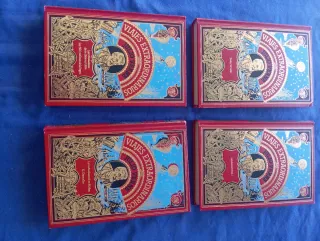 Lote 4 libros Julio Verne Viajes Extraordinarios
