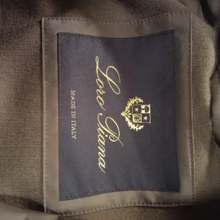 Giubbotto Loro Piana uomo verde oliva