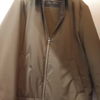 Giubbotto Loro Piana uomo verde oliva