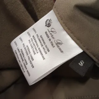 Giubbotto Loro Piana uomo verde oliva