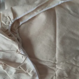 Funda colchón 135x190 cm, algodón, ajustable nueva