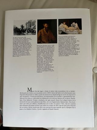 Libro MANET Gran formato (25x33 cm).