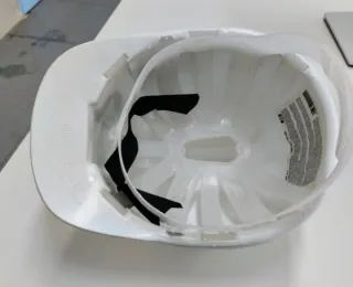 Casco de seguridad blanco