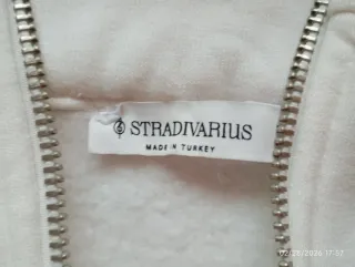 Jersey Blanco Stradivarius con Bandera USA