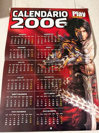 Calendario 2006 Playmanía Videojuegos