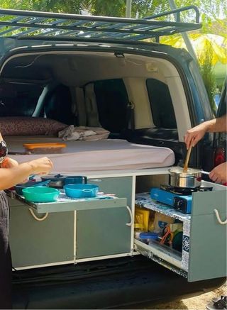 Mueble Camper Cocina y Cama