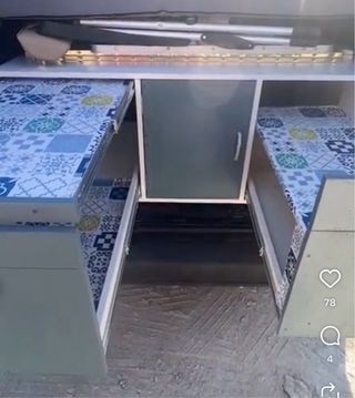 Mueble Camper Cocina y Cama