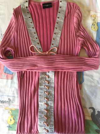 Jersey Richmond Rosa y Gris