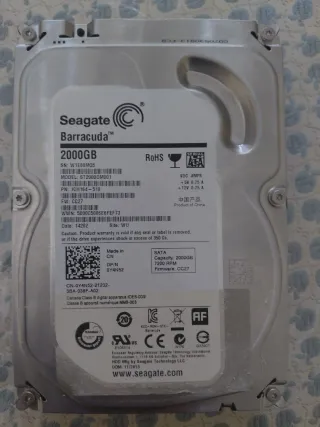 Disco Duro Seagate Barracuda 2TB