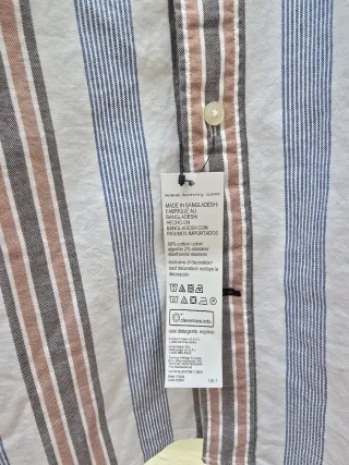 Camisa Tommy Hilfiger Rayas Talla L