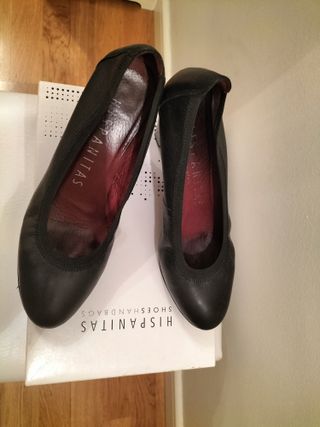 Zapatos de piel negro