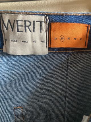 Pantalón vaquero Werit nuevo con etiqueta