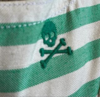 Zapatillas Scalpers rayas verdes y blancas T44