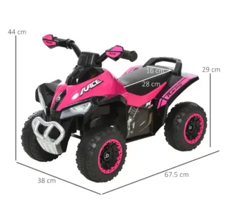 Quad infantil con sonido y luces Nueva todoterreno