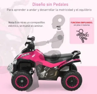 Quad infantil con sonido y luces Nueva todoterreno