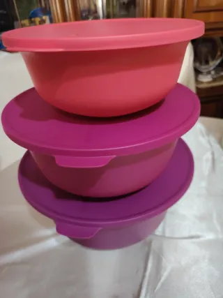 Tris ciotole Tupperware prezzo trattabile