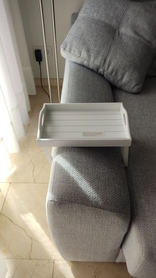 Bandeja plegable brazo sofá/sillón