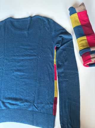 Jersey y bufanda Nice Things cuadros M