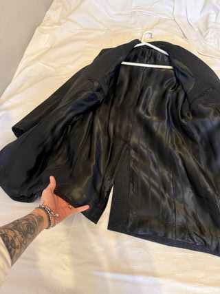 Cappotto Lungo Uomo Conbipel Nero Sartoriale