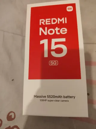 Xiaomi Redmi Note 15 5G negro
