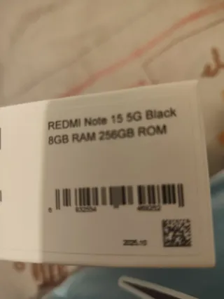 Xiaomi Redmi Note 15 5G negro
