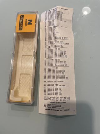 IBERTREN "N"-CAJA VAGÓN CORREOS AMARILLO REF. 225