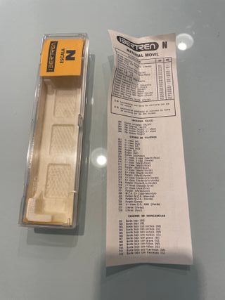 IBERTREN "N"-CAJA VAGÓN CORREOS AMARILLO REF. 225