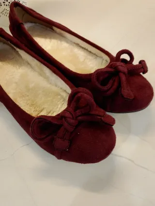 A ESTRENAR Bailarinas granate con lazo