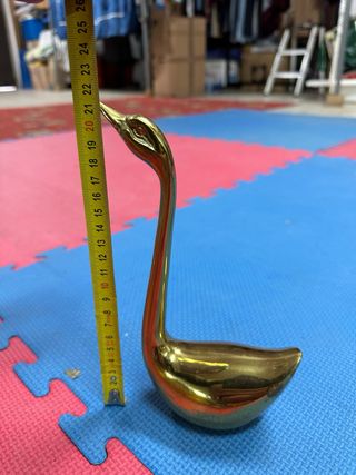 Figura Cisne Decoración Dorado