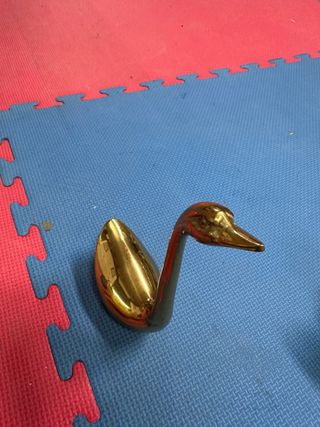 Figura Cisne Decoración Dorado