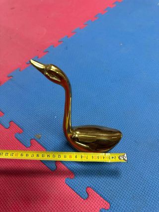 Figura Cisne Decoración Dorado