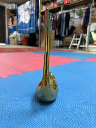 Figura Cisne Decoración Dorado