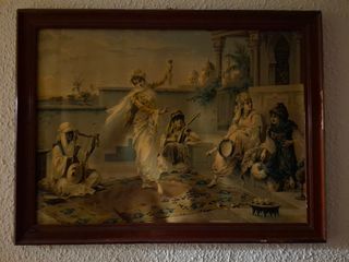 Cuadro Vintage Danza Oriental Rudolf Ernst