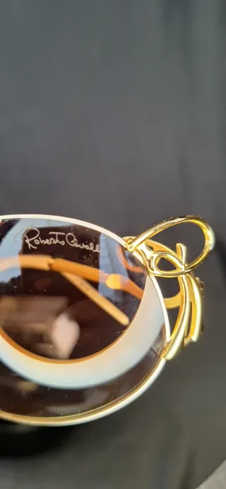 Gafas de sol Roberto Cavalli doradas y marrones