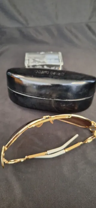 Gafas de sol Roberto Cavalli doradas y marrones
