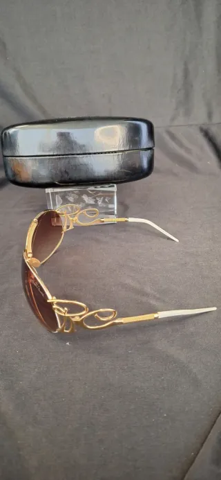 Gafas de sol Roberto Cavalli doradas y marrones