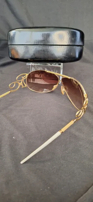 Gafas de sol Roberto Cavalli doradas y marrones