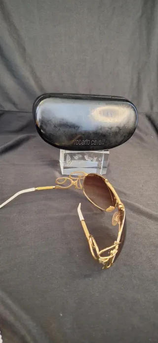 Gafas de sol Roberto Cavalli doradas y marrones