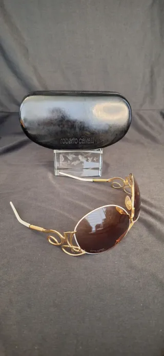 Gafas de sol Roberto Cavalli doradas y marrones