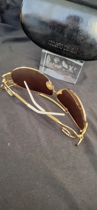 Gafas de sol Roberto Cavalli doradas y marrones