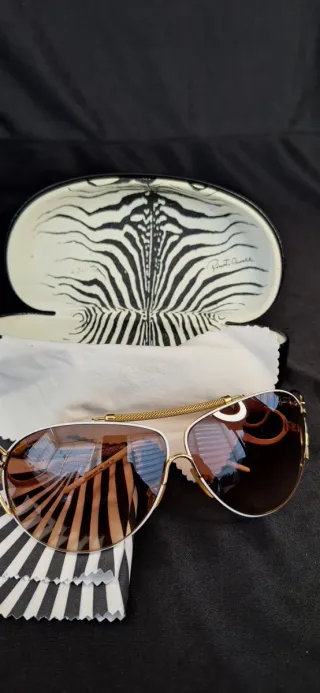Gafas de sol Roberto Cavalli doradas y marrones