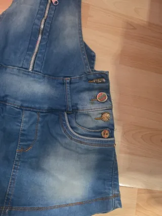 Mono corto vaquero mujer