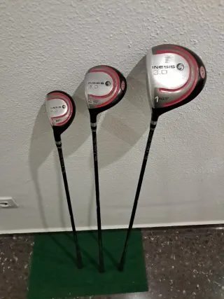 Set Golf Inesis 3.0 Zurdo: Driver, Madera 3, Híbri