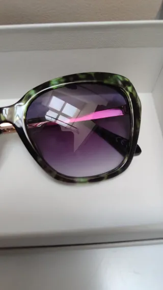 Occhiali da sole donna verdi e viola