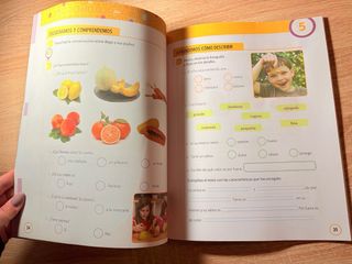 Libro escolar de lengua castellana 2º primaria