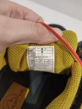 Scarpe La Sportiva Gore-Tex Nero Giallo
