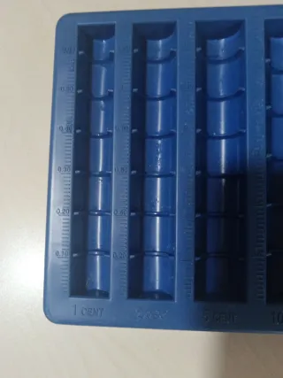 Organizador de monedas Euro